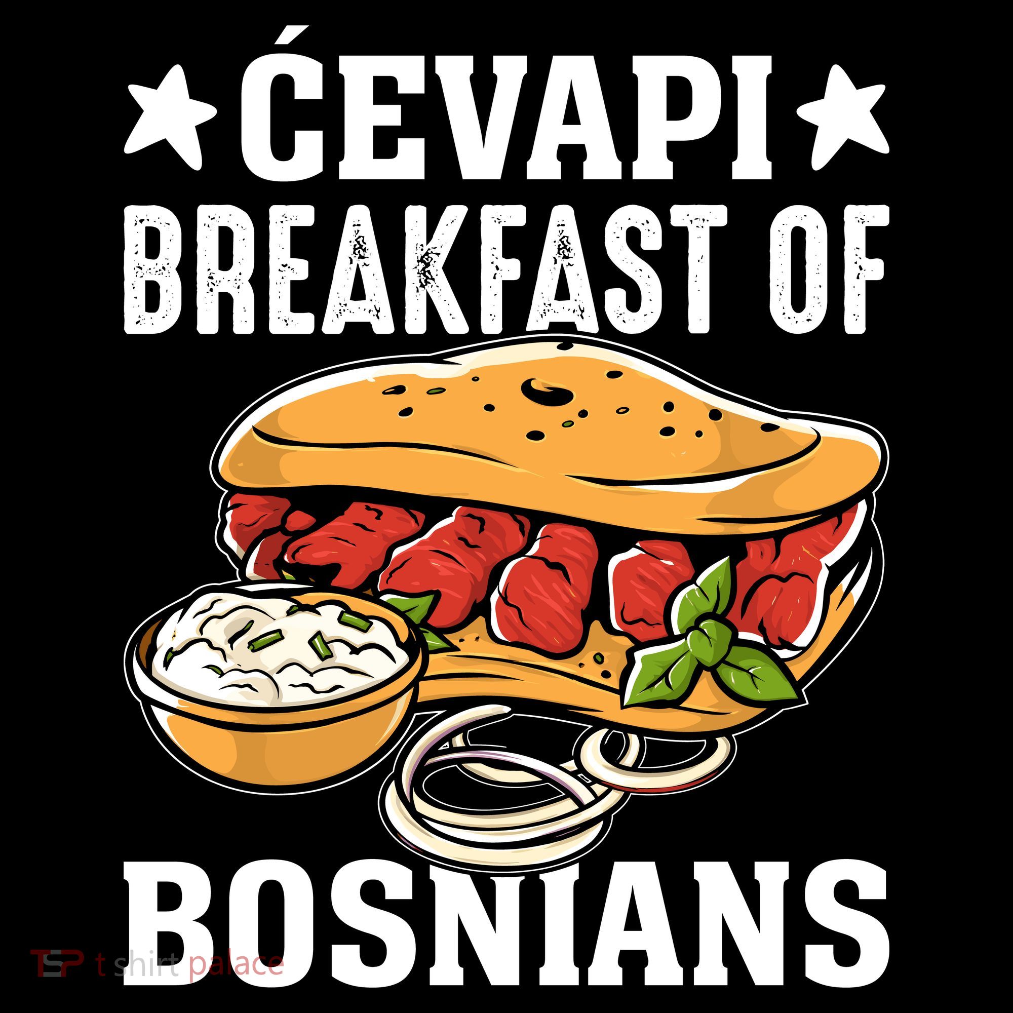 Cevapi Breakfast Of Bosnians Baby Bodysuit