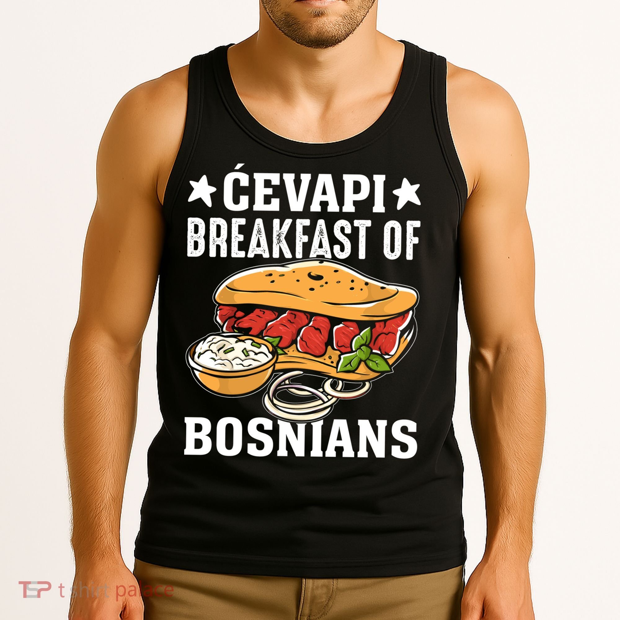 Cevapi Breakfast Of Bosnians Tank Top