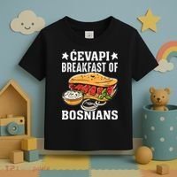 Cevapi Breakfast Of Bosnians Toddler T-Shirt thumb 3