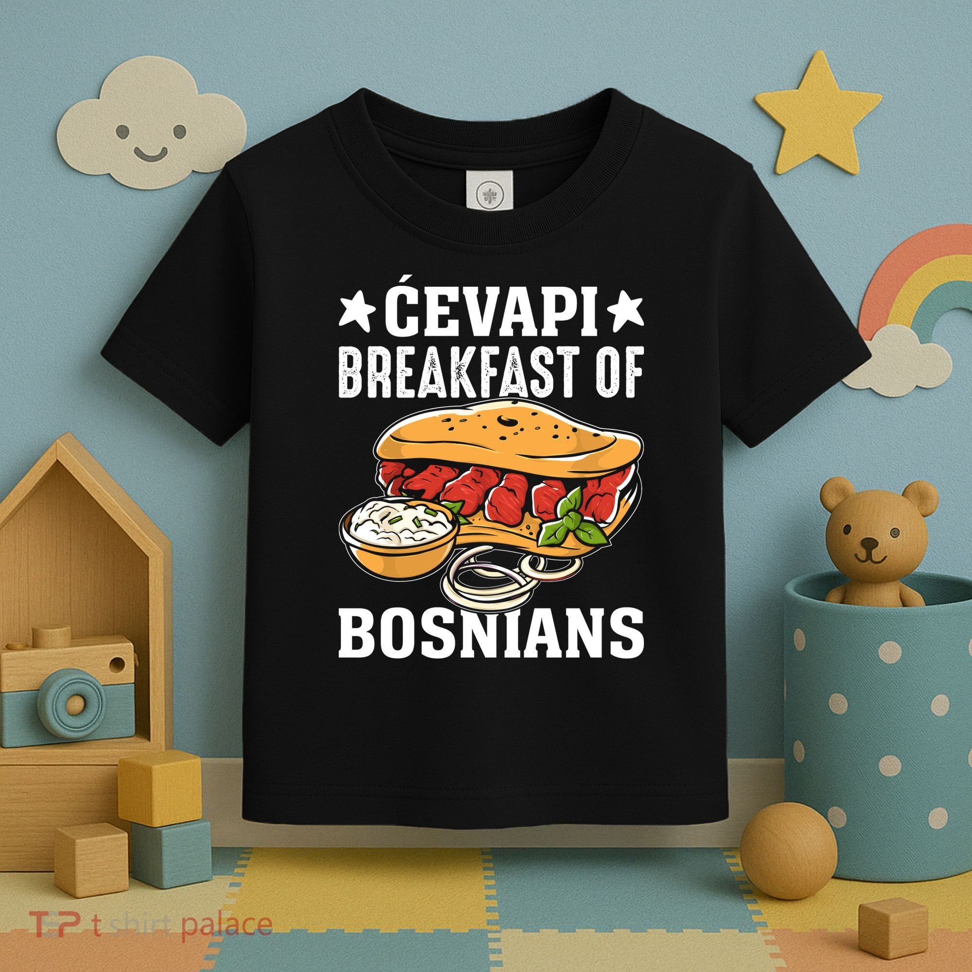 Cevapi Breakfast Of Bosnians Toddler T-Shirt