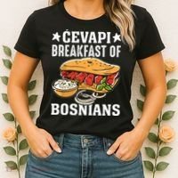 Cevapi Breakfast Of Bosnians Women's T-Shirt thumb 2
