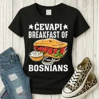 Cevapi Breakfast Of Bosnians Women's T-Shirt thumb 3