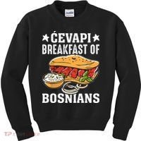 Cevapi Breakfast Of Bosnians Kids Sweatshirt thumb 0