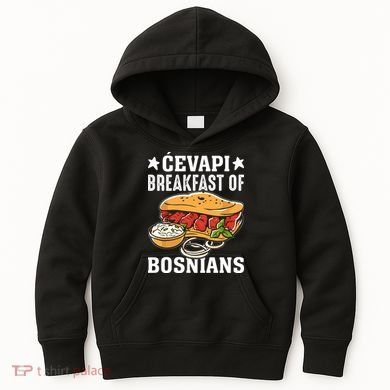 Cevapi Breakfast Of Bosnians Kids Hoodie