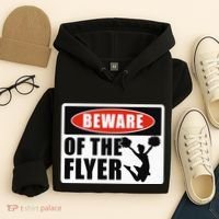 Cheerleading Beware Of The Flyer Hoodie thumb 4