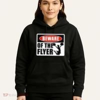 Cheerleading Beware Of The Flyer Hoodie thumb 5