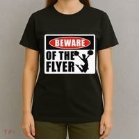 Cheerleading Beware Of The Flyer T-Shirt thumb 4