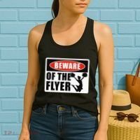 Cheerleading Beware Of The Flyer Women's Tank Top thumb 2
