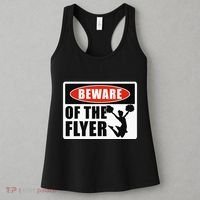Cheerleading Beware Of The Flyer Women's Tank Top thumb 3