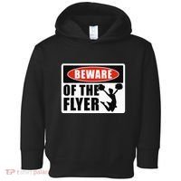 Cheerleading Beware Of The Flyer Toddler Hoodie thumb 0