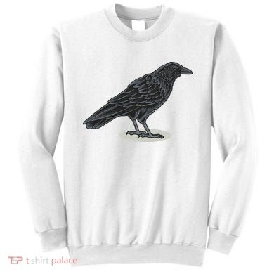 Crow Bird O White Surface Sweatshirt
