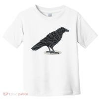 Crow Bird O White Surface Toddler T-Shirt thumb 0