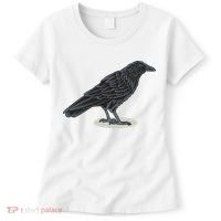 Crow Bird O White Surface Women's T-Shirt thumb 0