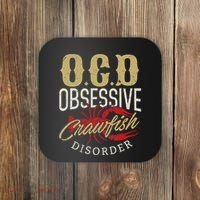 Crawfish Boil Ocd Funny Cajun Louisiana Festival Coaster thumb 0