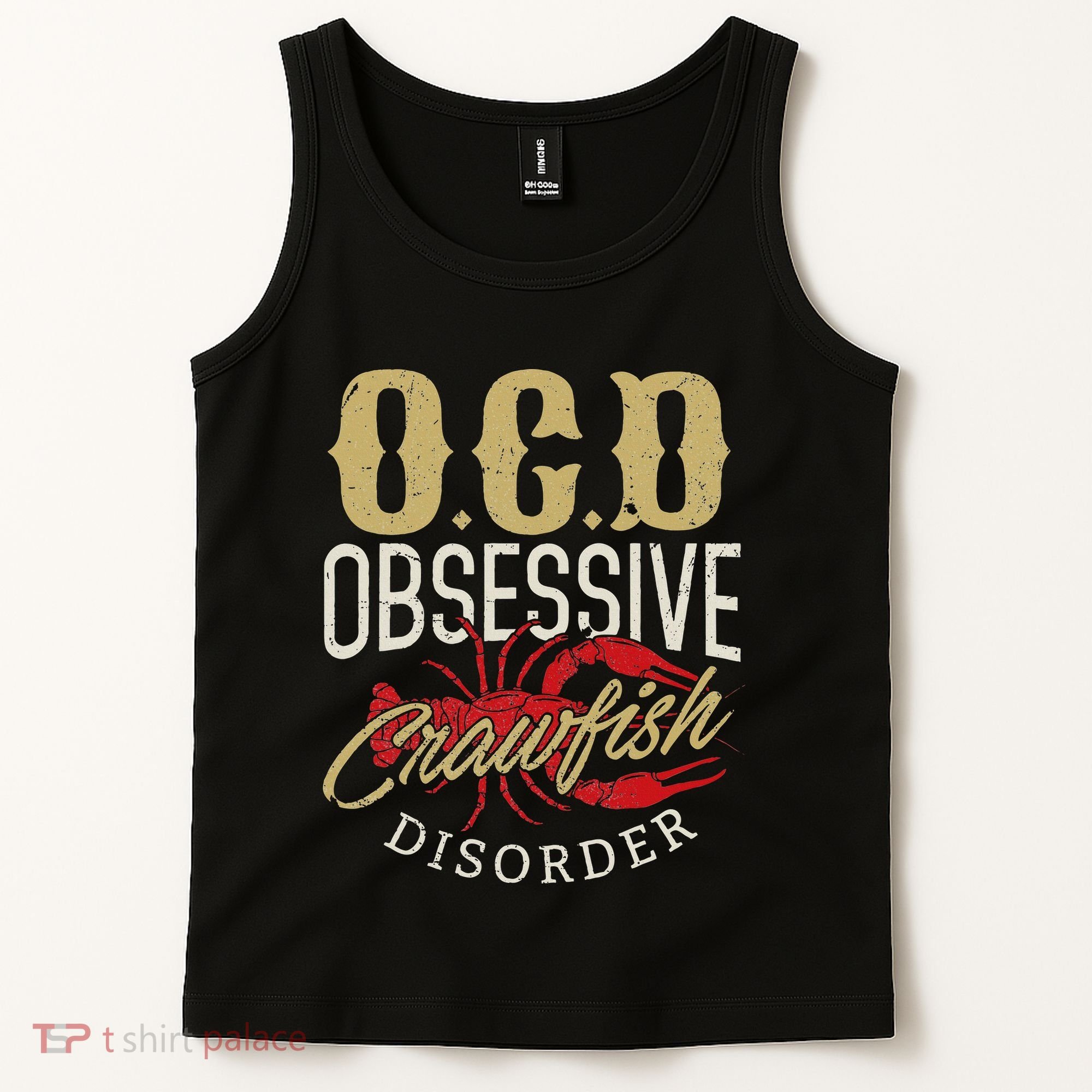 Crawfish Boil Ocd Funny Cajun Louisiana Festival Tank Top