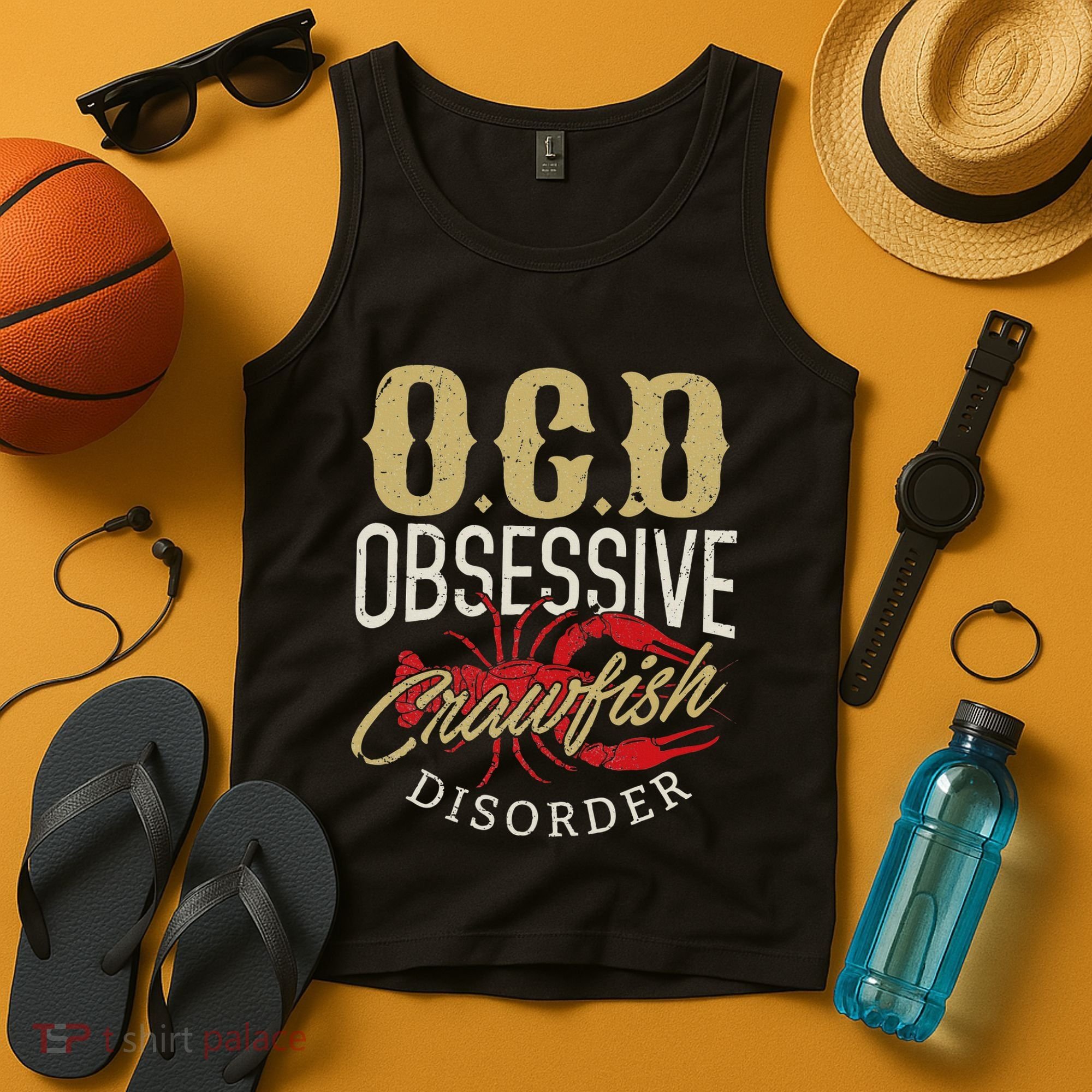 Crawfish Boil Ocd Funny Cajun Louisiana Festival Tank Top
