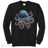 Cool Blue Octopus Women Sweatshirt thumb 0