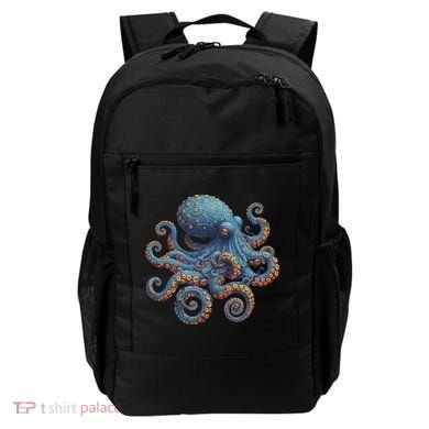 Cool Blue Octopus Women Backpack