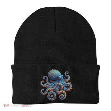 Cool Blue Octopus Women Beanie