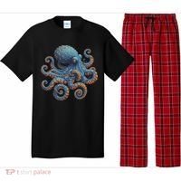 Cool Blue Octopus Women Pajama Set thumb 0