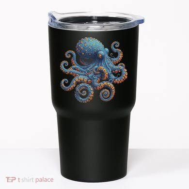 Cool Blue Octopus Women Tumbler