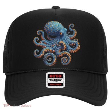 Cool Blue Octopus Women Hat