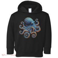 Cool Blue Octopus Women Toddler Hoodie thumb 0