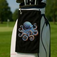 Cool Blue Octopus Women Golf Towel thumb 2