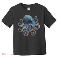 Cool Blue Octopus Women Toddler T-Shirt thumb 0