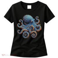 Cool Blue Octopus Women Women's T-Shirt thumb 0