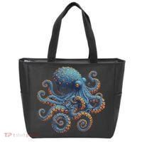 Cool Blue Octopus Women Tote Bag thumb 0