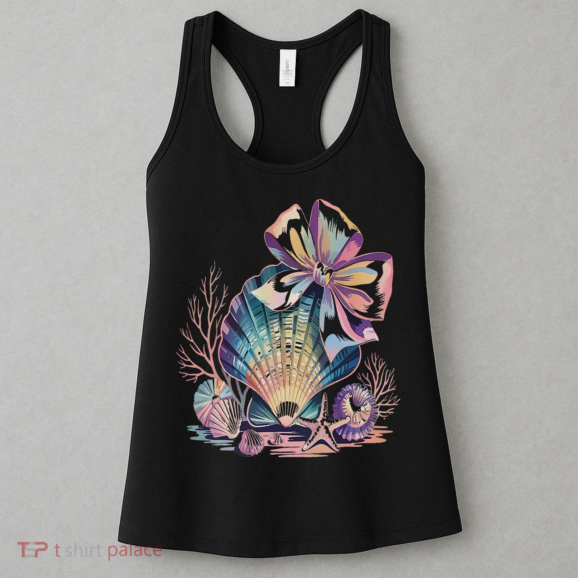 Coquette Bow Ocean Beach Coastal Summer Women Women's Tank Top