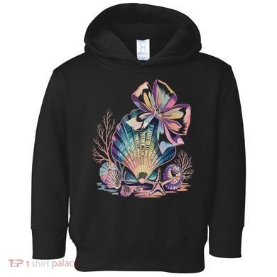 Coquette Bow Ocean Beach Coastal Summer Women Toddler Hoodie