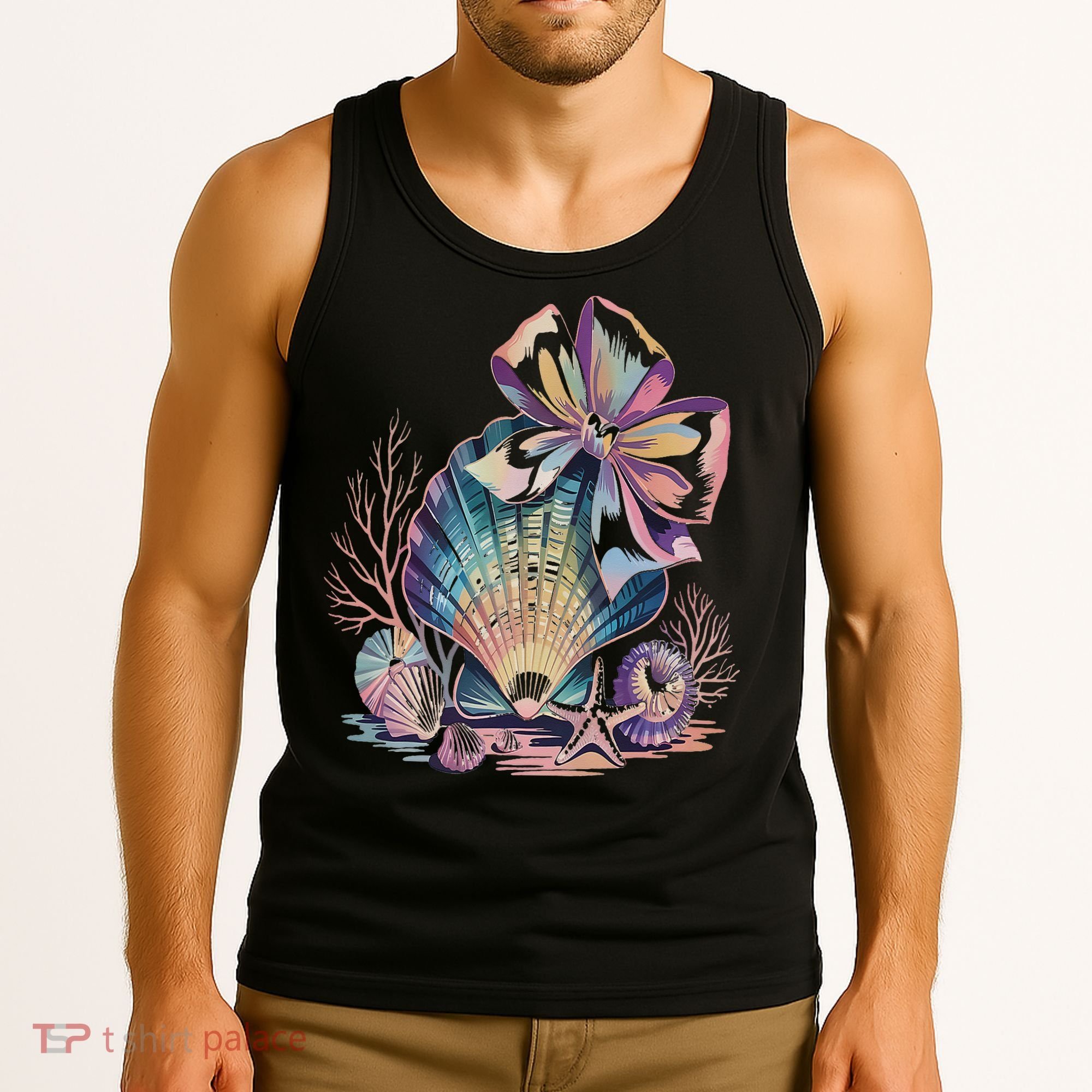Coquette Bow Ocean Beach Coastal Summer Women Tank Top