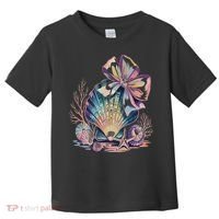 Coquette Bow Ocean Beach Coastal Summer Women Toddler T-Shirt thumb 0