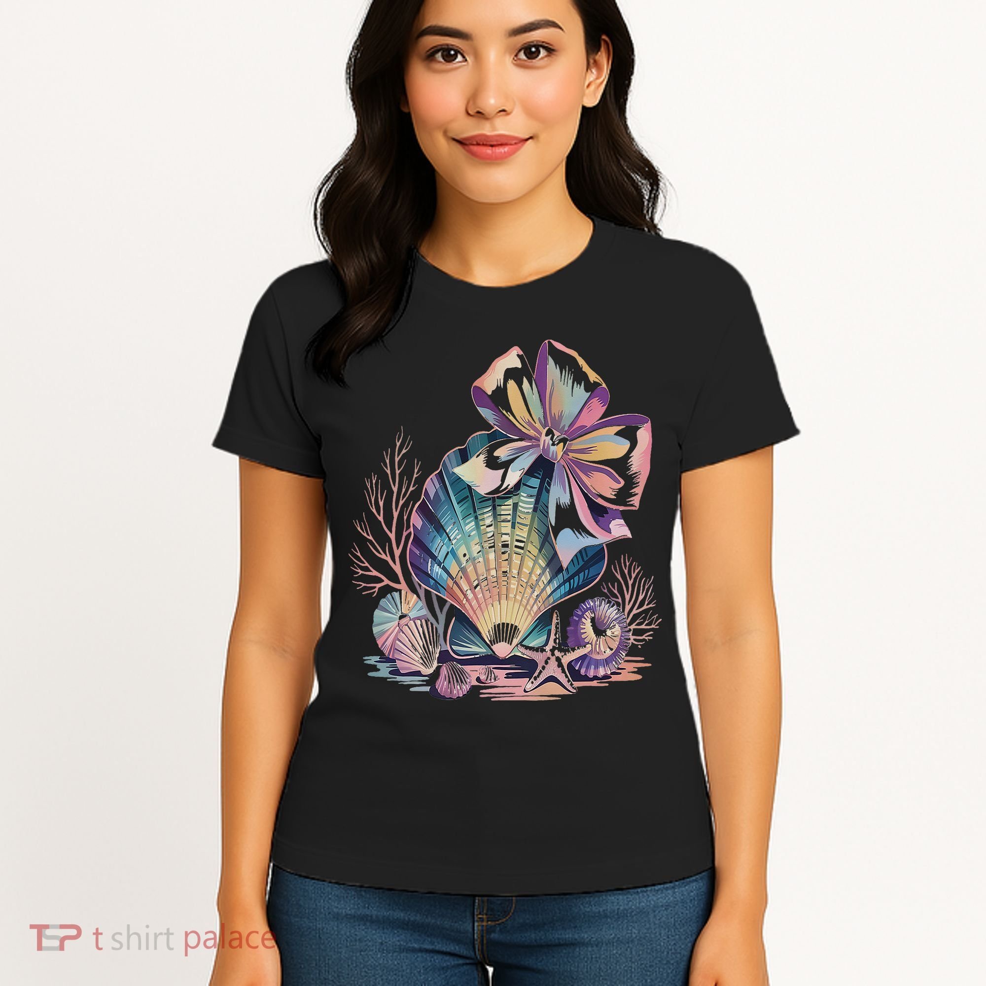 Coquette Bow Ocean Beach Coastal Summer Women Women's T-Shirt