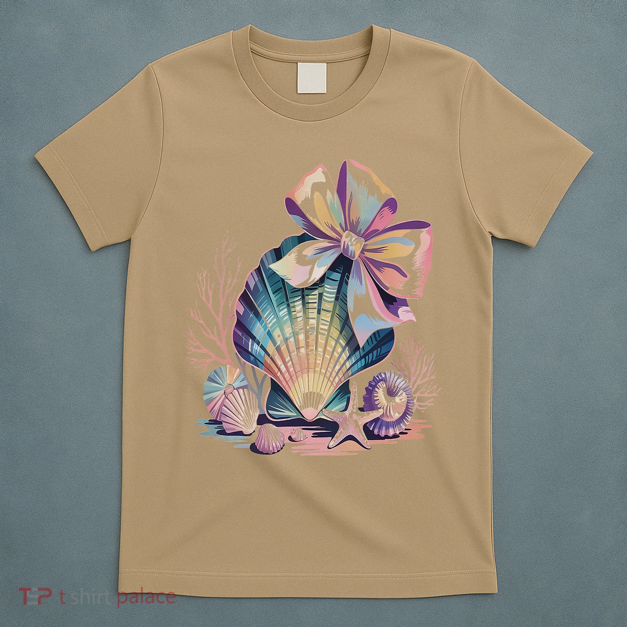 Coquette Bow Ocean Beach Coastal Summer Women T-Shirt