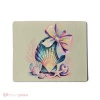 Coquette Bow Ocean Beach Coastal Summer Women Mousepad thumb 0