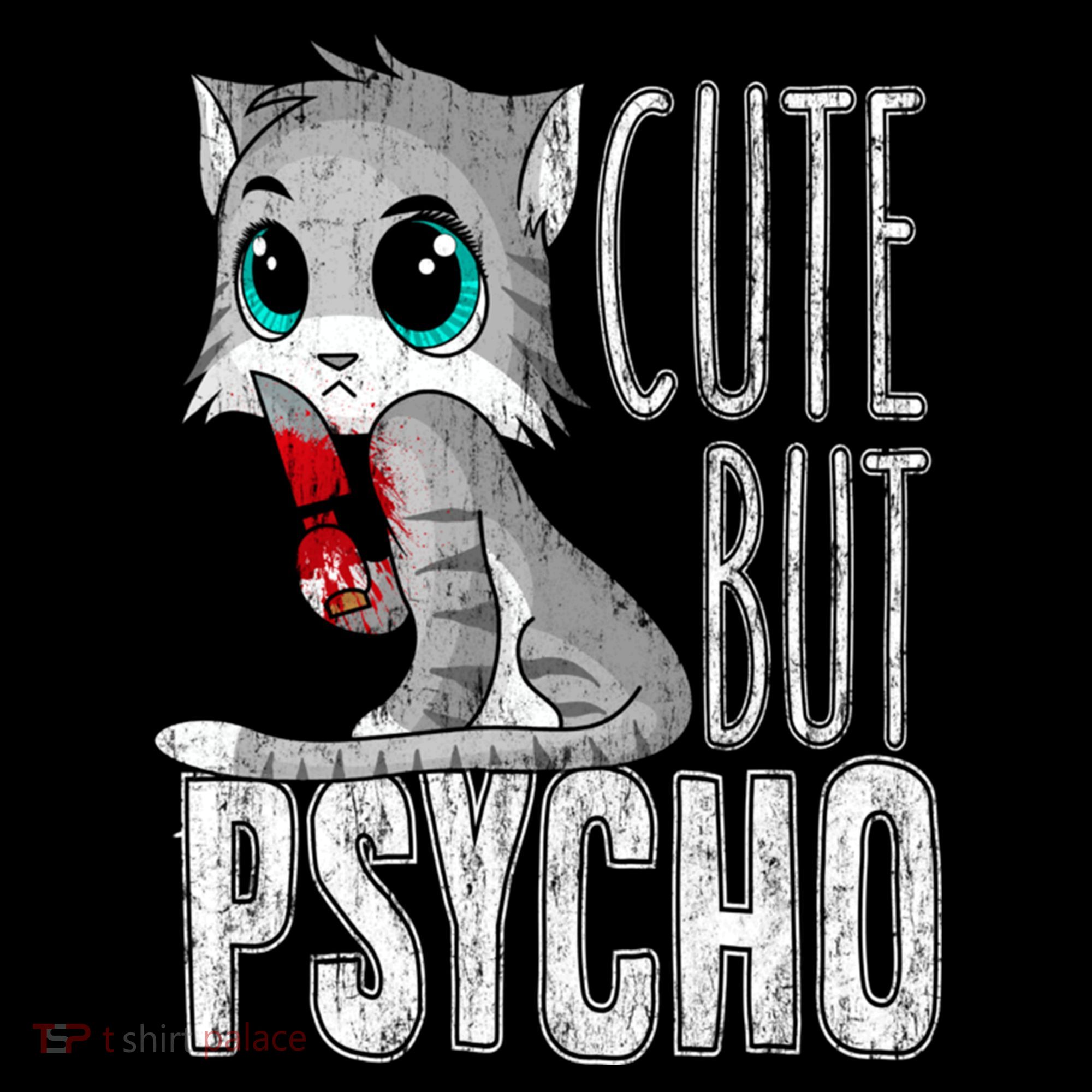 Cute But Psycho Kitty Cat Wife Mom Gift Horror Halloween Coffee Mug