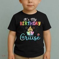 Cruise Birthday Party Vacation Trip ItS My Birthday Cruise Toddler T-Shirt thumb 2