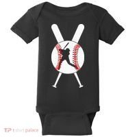 Cool Baseball Player Baby Bodysuit thumb 0