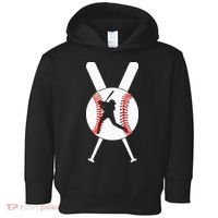 Cool Baseball Player Toddler Hoodie thumb 0