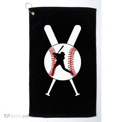 Cool Baseball Player Golf Towel