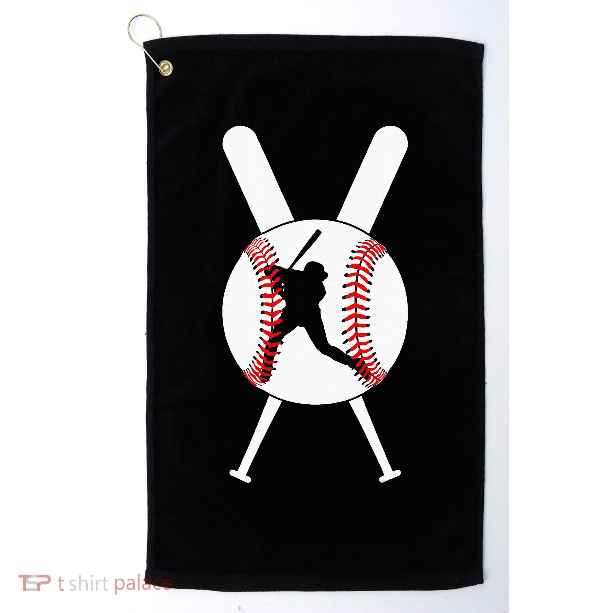 Cool Baseball Player Golf Towel