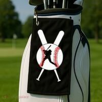 Cool Baseball Player Golf Towel thumb 2