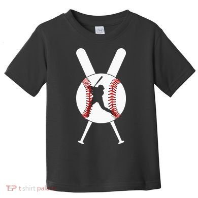 Cool Baseball Player Toddler T-Shirt
