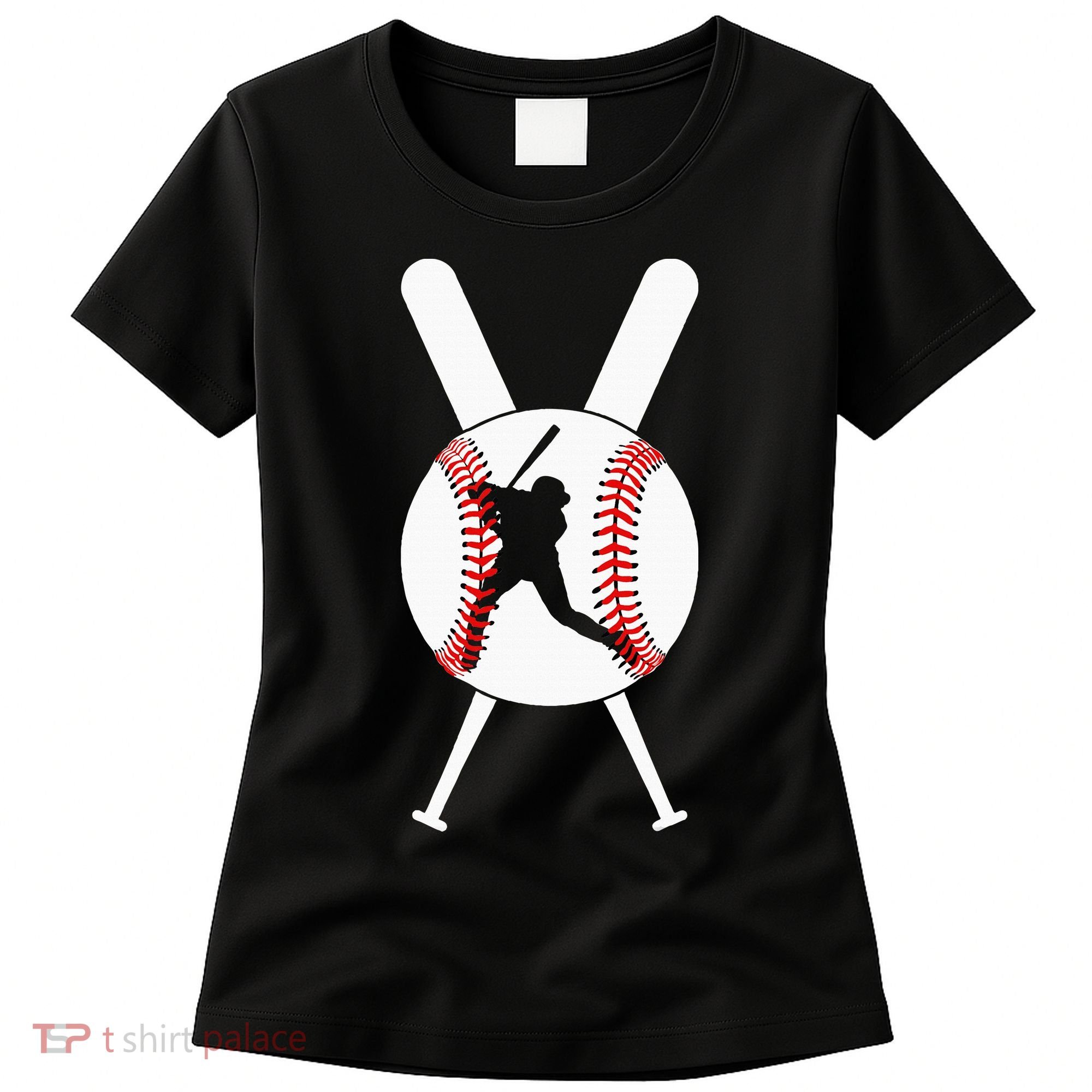 Cool Baseball Player Women's T-Shirt