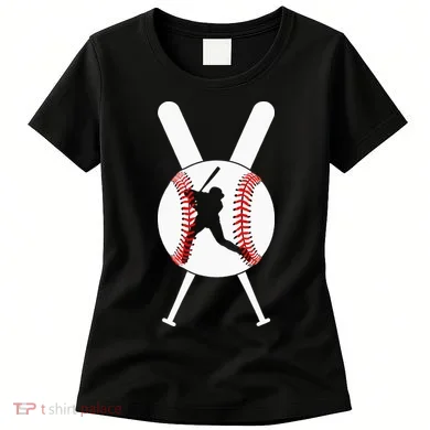 Cool Baseball Player Women's T-Shirt