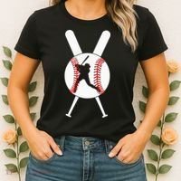 Cool Baseball Player Women's T-Shirt thumb 2