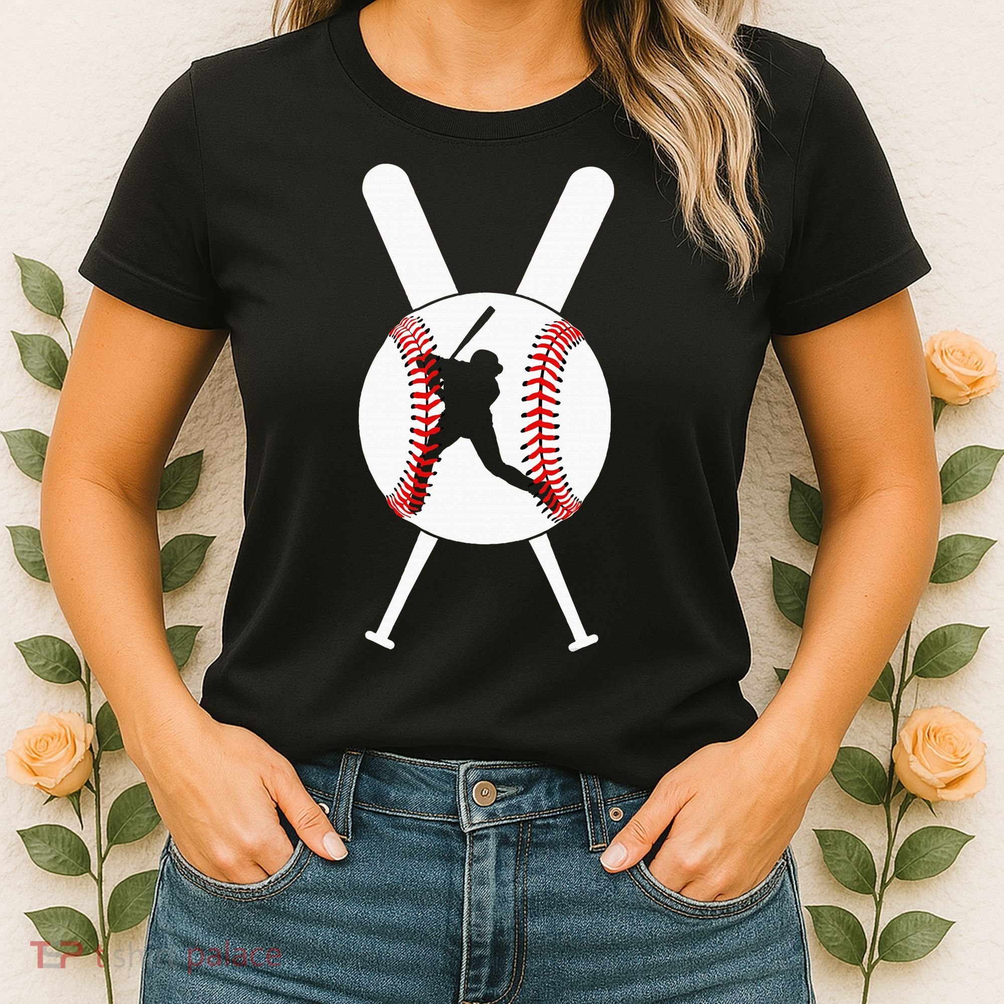 Cool Baseball Player Women's T-Shirt